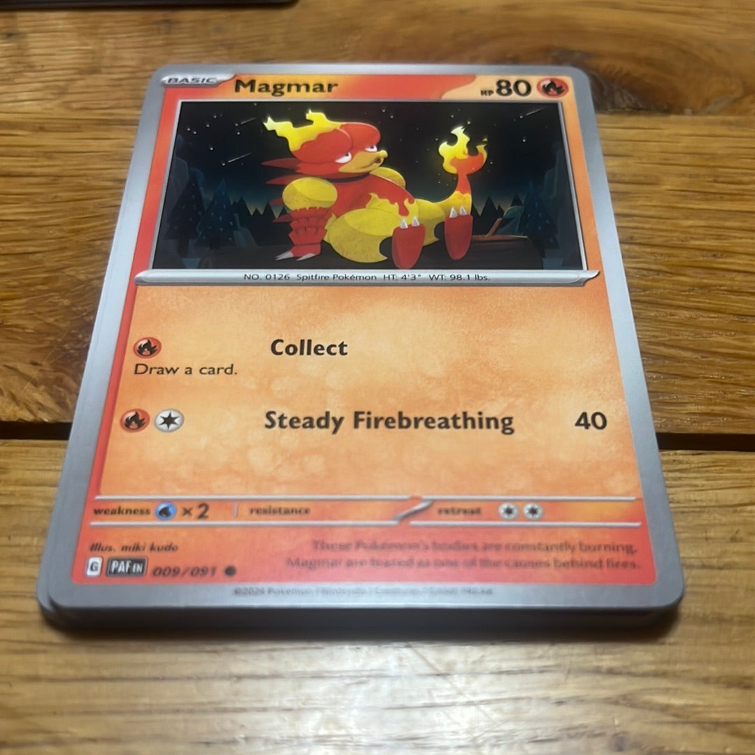 Paldean Fates: Magmar #9 Paldean Fates: Magmar #9